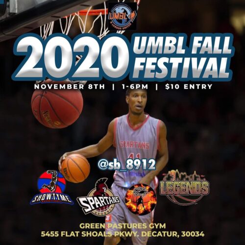 Umbl Fall Festival @sb_8912 will hooping for the #GeorgiaSpartans!!! #Umblhoops is back!!! Georgiaspartans Tip-off at 2pm. Green
